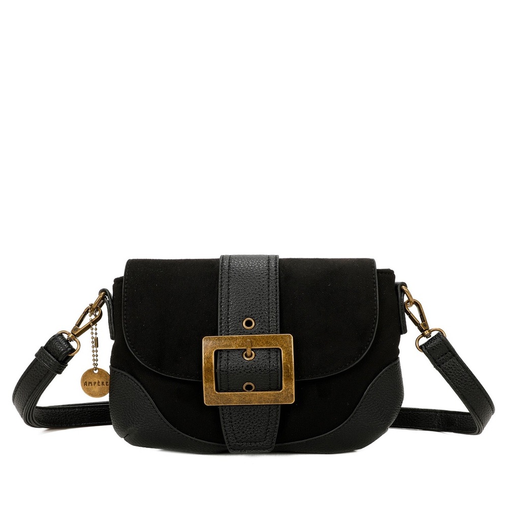 Ampere Creations Serena Crossbody Faux Leather with Buckle Flap